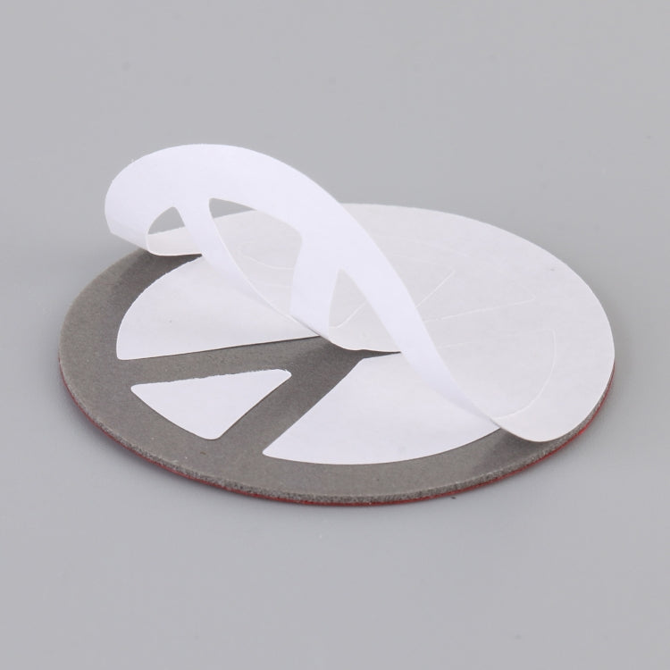 Car No Smoking Sign Universal Personalized Aluminum Alloy Decorative Sticker, Size: 5 x 0.33cm