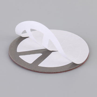Car No Smoking Sign Universal Personalized Aluminum Alloy Decorative Sticker, Size: 5 x 0.33cm