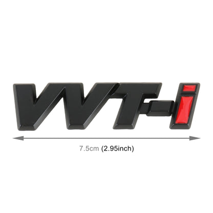 Car WT-i Personalized Aluminum Alloy Decorative Stickers, Size:7.5 x 2cm, WT-i