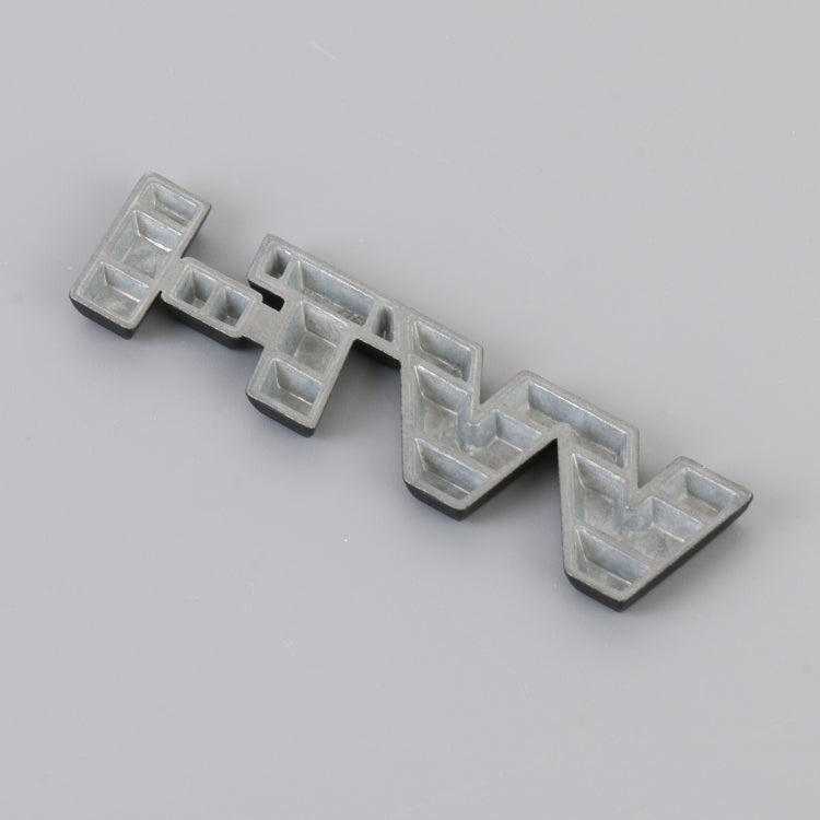 Car WT-i Personalized Aluminum Alloy Decorative Stickers, Size:7.5 x 2cm, WT-i