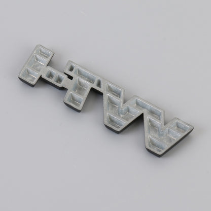 Car WT-i Personalized Aluminum Alloy Decorative Stickers, Size:7.5 x 2cm, WT-i