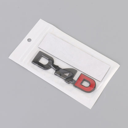 Car D4D Personalized Aluminum Alloy Decorative Stickers, Size:10 x 2.5cm, D4D