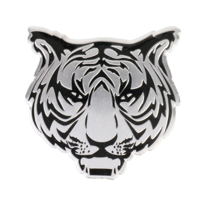 Car Tiger Metal Stickers Personalized Aluminum Alloy Decorative Stickers, Size:8 x 7.5cm, Tiger Stickers