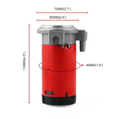 24V Portable Car Air Horn Air Compressor, 24V