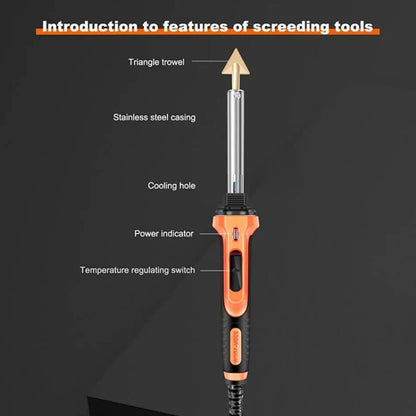 100W Electric Soldering Iron Plastic Welding Machine Car Bumper Repair Plier, AU Plug, AU Plug