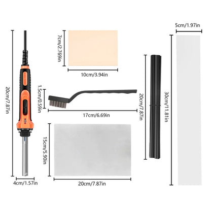 100W Electric Soldering Iron Plastic Welding Machine Car Bumper Repair Plier, EU Plug, EU Plug