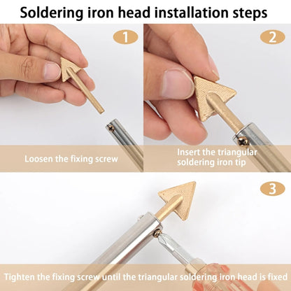 100W Electric Soldering Iron Plastic Welding Machine Car Bumper Repair Plier, EU Plug, EU Plug