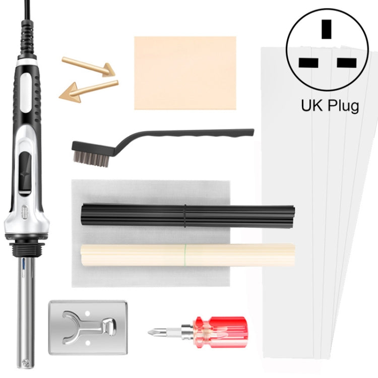 100W Electric Soldering Iron Plastic Welding Machine Car Bumper Repair Plier, UK Plug, UK Plug