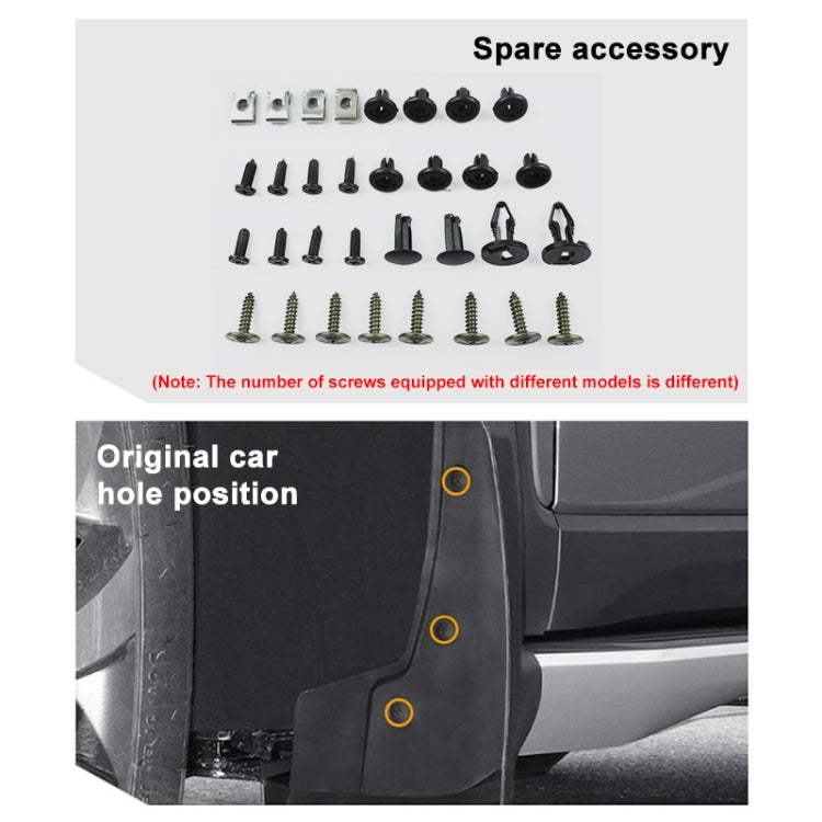 4pcs/Set Car Auto Soft Plastic Splash Flaps Fender Guard, For Suzuki Jimny 2019-2023