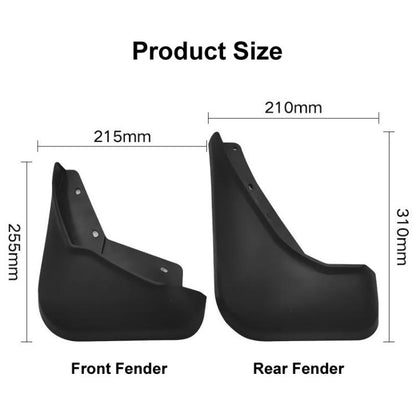 For Volvo XC60 2018-2023 4pcs/Set Car Auto Soft Plastic Splash Flaps Fender Guard, For Volvo XC60 2018-2023