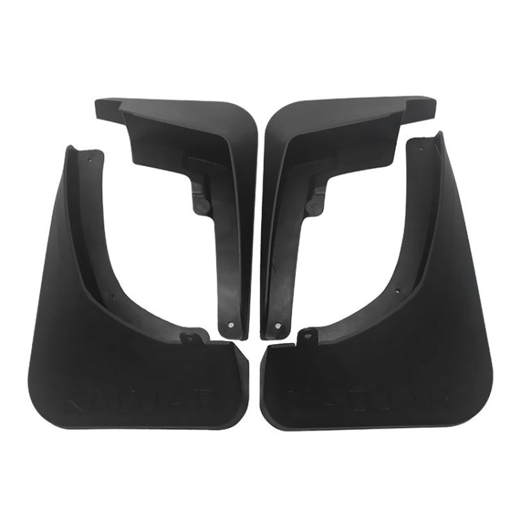 For Renault Kadjar 2016-2019 4pcs/Set Car Auto Soft Plastic Splash Flaps Fender Guard, For Renault Kadjar 2016-2019