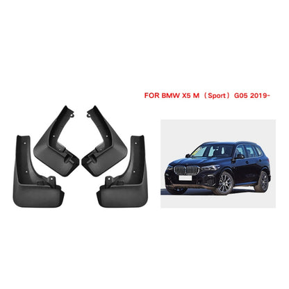 For BMW X5 M G05 Sports 2019-2023 4pcs/Set Car Auto Soft Plastic Splash Flaps Fender Guard, For BMW X5 M G05 Sports 2019-2023
