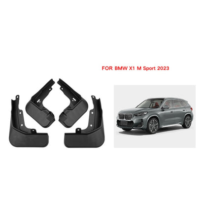 For BMW X1 M Sports 2023 4pcs/Set Car Auto Soft Plastic Splash Flaps Fender Guard, For BMW X1 M Sports 2023
