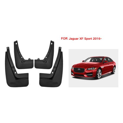 For Jaguar XF Sport 2016 4pcs/Set Car Auto Soft Plastic Splash Flaps Fender Guard, For Jaguar XF Sport 2016