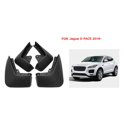 For Jaguar E-pace 2018-2023 4pcs/Set Car Auto Soft Plastic Splash Flaps Fender Guard, For Jaguar E-pace 2018-2023