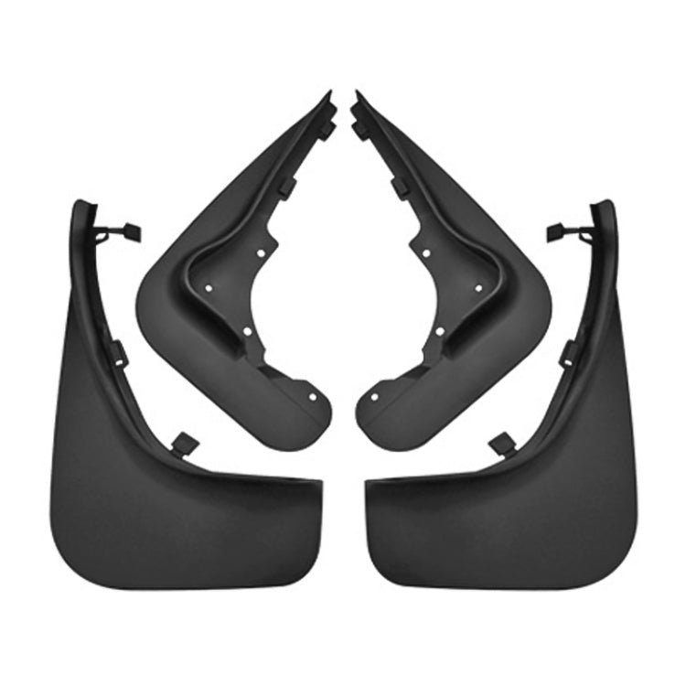 For Mercedes-Benz B200 2008-2011 4pcs/Set Car Auto Soft Plastic Splash Flaps Fender Guard, For Mercedes-Benz B200 2008-2011