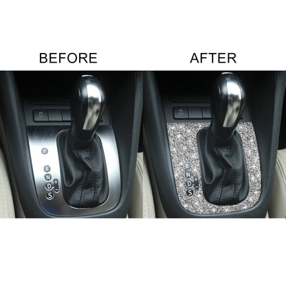 Car Gear Adjustment A Diamond Decoration Cover Sticker for Volkswagen Golf 6 2008-2012, Left-hand Drive, Gear Adjustment A, Left-hand Drive