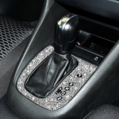 Car Gear Adjustment A Diamond Decoration Cover Sticker for Volkswagen Golf 6 2008-2012, Right-hand Drive, Gear Adjustment A, Right-hand Drive