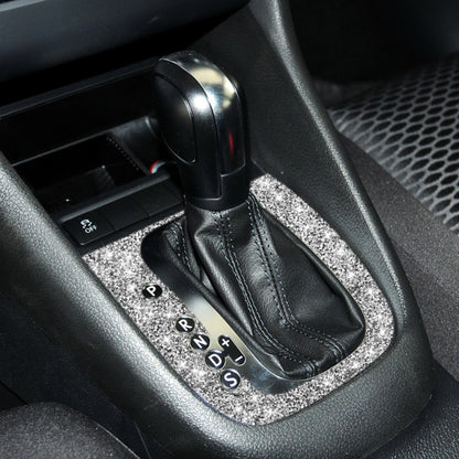 Car Gear Adjustment B Diamond Decoration Cover Sticker for Volkswagen Golf 6 2008-2012, Left-hand Drive, Gear Adjustment B, Left-hand Drive