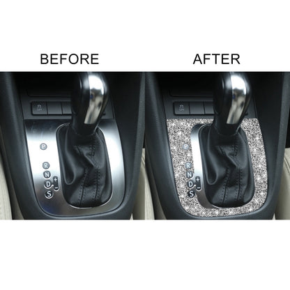 Car Gear Adjustment B Diamond Decoration Cover Sticker for Volkswagen Golf 6 2008-2012, Left-hand Drive, Gear Adjustment B, Left-hand Drive