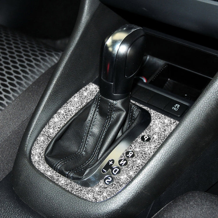 Car Gear Adjustment B Diamond Decoration Cover Sticker for Volkswagen Golf 6 2008-2012, Right-hand Drive, Gear Adjustment B, Right-hand Drive