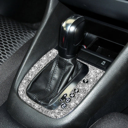 Car Gear Adjustment B Diamond Decoration Cover Sticker for Volkswagen Golf 6 2008-2012, Right-hand Drive, Gear Adjustment B, Right-hand Drive