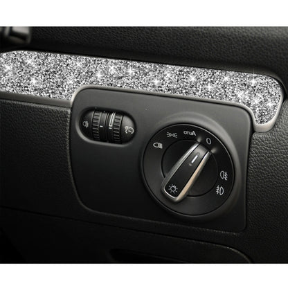 Car Central Control Diamond Decoration Cover Sticker for Volkswagen Golf 6 2008-2012, Right-hand Drive, Central Control, Right-hand Drive