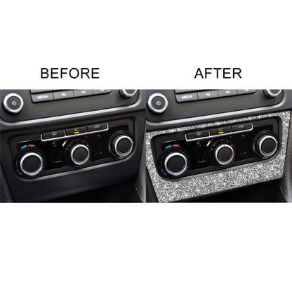 Car AC Panel Diamond Decoration Cover Sticker for Volkswagen Golf 6 2008-2012, Left and Right Drive, AC Panel