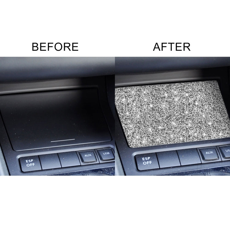 Car Ashtray Panel Diamond Decoration Cover Sticker for Volkswagen Golf 6 2008-2012, Left and Right Drive, Ashtray Panel