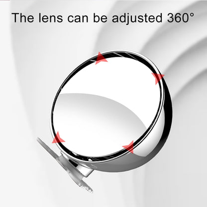 3R-045 Auxiliary Rear View Mirror Car Adjustable Blind Spot Mirror Wide Angle Auxiliary  Side Mirror, Diameter: 70mm, 3R-045 (Black), 3R-045 (Silver), 3R-045 (White)