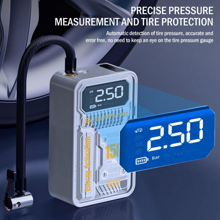 ST-9619A 7.4V Wireless Portable Car Tire Air Pump, Wireless