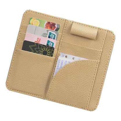 Car Multifunctional Sun Visor Card Holder Bill Storage Card Bag, Card Holder