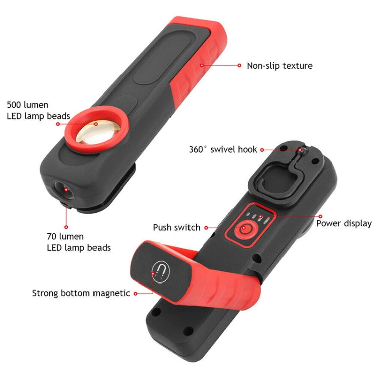 Car Portable USB Chargeable LED Work Inspection Light, S608