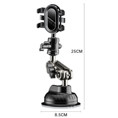 Car Universal Overhead Camera Suction Cup Phone Holder, Short Style, without Bluetooth Remote Control