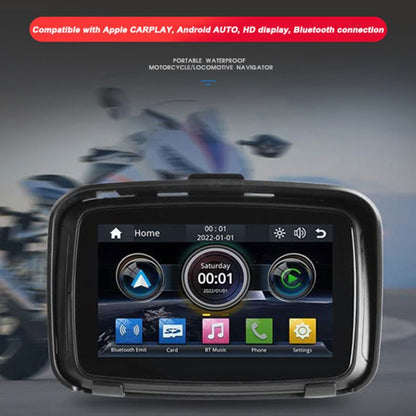 P502M Motorcycles Portable Waterproof 5 inch Wireless Carplay GPS Navigator, P502M