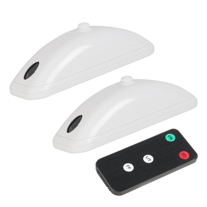 H901 2pcs Car Remote Pilot Light Warning Light Dual Flash Light, 2pcs