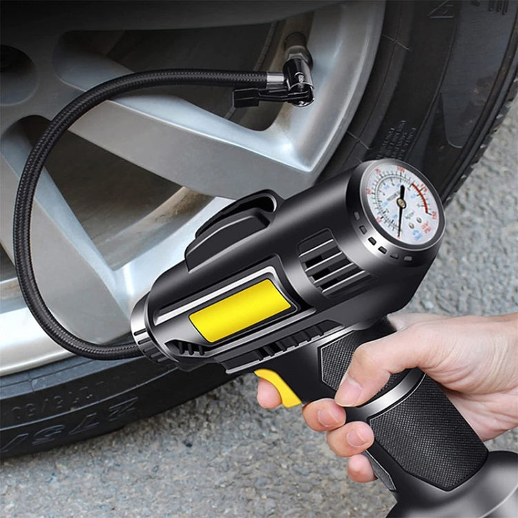 Car Portable Mini Wired Pointer Tire Inflator Pump, Wired Pointer