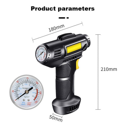 Car Portable Mini Wired Pointer Tire Inflator Pump, Wired Pointer