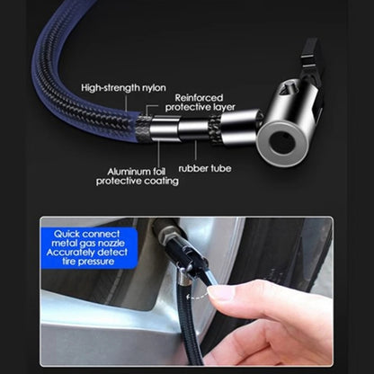 Car Portable Mini Wired Pointer Tire Inflator Pump, Wired Pointer