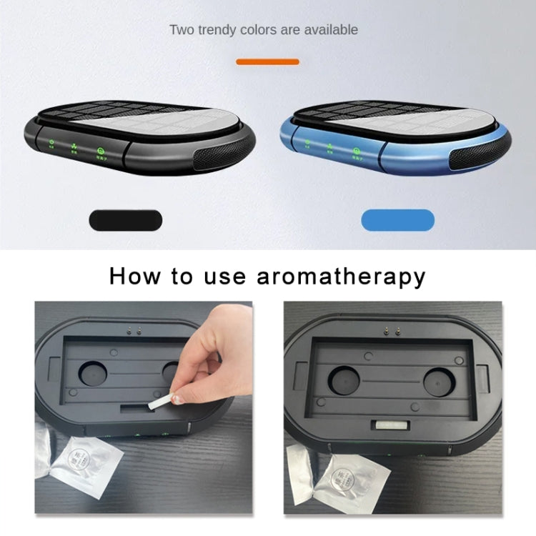 Car Negative Ion Air Purifier with 2 Solid Aromatherapy Sticks, Negative Ion Air Purifier