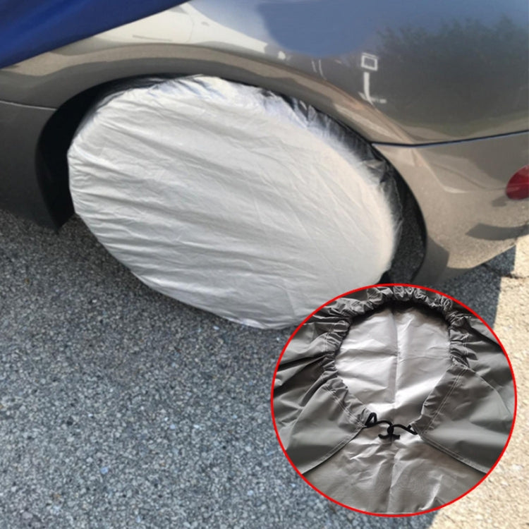 4pcs / Set Car Tire 420D Oxford Cloth Protective Cover, Diameter: 60-66cm, Width: 30cm, 60-66cm