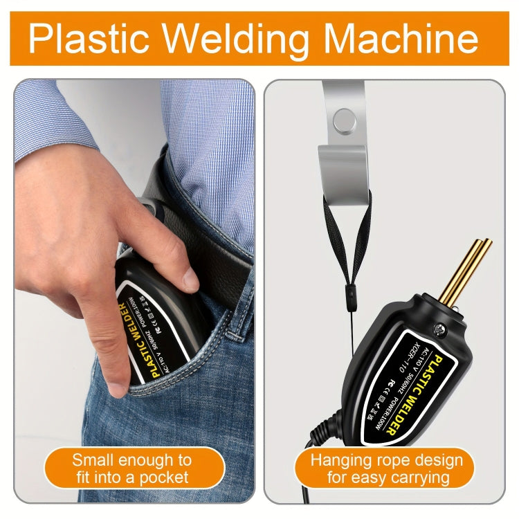 Hot Stapler Plastic Welding Machine Car Bumper Repair Kit Plier, US Plug, US Plug