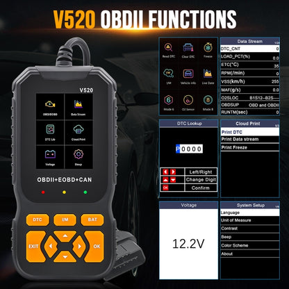 Handheld Portable Car Engine Fault Diagnostic Tool