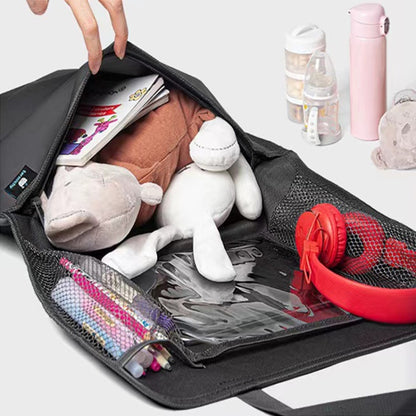Car Rear Seat Oxford Cloth Storage Bag Car Seat Back Anti-kick Pad, Car Seat Back Anti-kick Pad