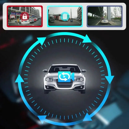 Q3 3 inch Car 1080P HD Single Recording Driving Recorder, Supports Automatic Loop Recording, Q3 Single Recording Driving Recorder