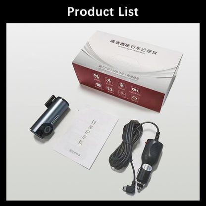 Car 1080P HD WiFi Driving Recorder, Supports Mobile APP Link & Automatic Loop Recording, Car WiFi Driving Recorder
