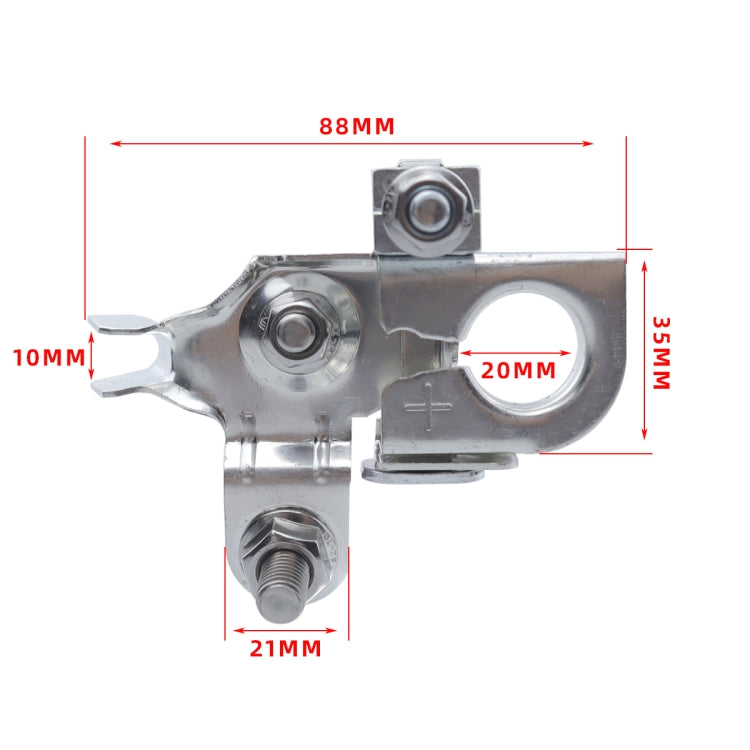 926-879 Positive Negative Battery Terminal for Ford / Lincoln, Positive Negative
