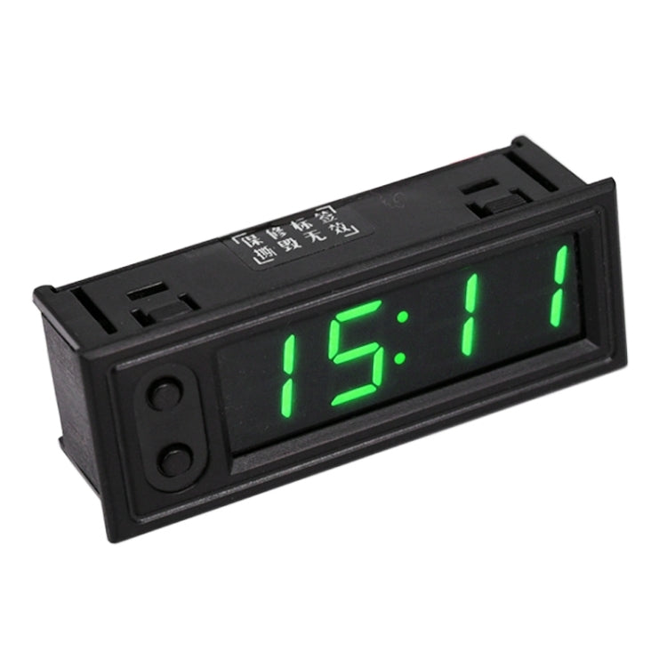 3 in 1 DC5-50V Car High-precision Electronic LED Luminous Clock + Thermometer + Voltmeter, 3 in 1 DC5-50V Red, 3 in 1 DC5-50V 3 in 1 DC5-50V, 3 in 1 DC5-50V Green, 3 in 1 DC5-50V Blue