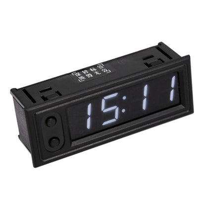3 in 1 DC5-50V Car High-precision Electronic LED Luminous Clock + Thermometer + Voltmeter, 3 in 1 DC5-50V Red, 3 in 1 DC5-50V 3 in 1 DC5-50V, 3 in 1 DC5-50V Green, 3 in 1 DC5-50V Blue