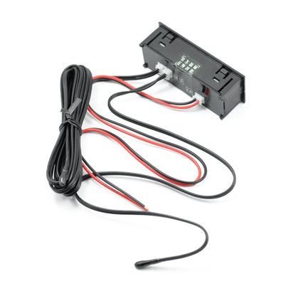 3 in 1 DC5-50V Car High-precision Electronic LED Luminous Clock + Thermometer + Voltmeter, 3 in 1 DC5-50V Red, 3 in 1 DC5-50V 3 in 1 DC5-50V, 3 in 1 DC5-50V Green, 3 in 1 DC5-50V Blue